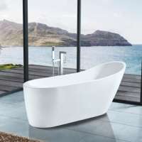 Hot selling  Acrylic Freestanding Bathtub in White 5006