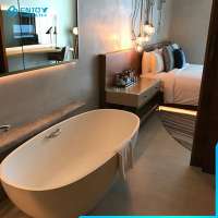 hot selling composite stone tub Bathroom acrylic free standing bathtub large size